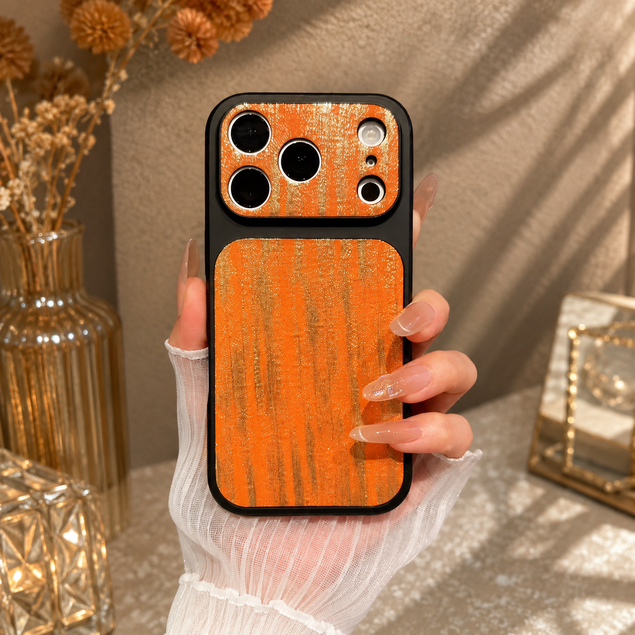 Saffron Shimmer Case