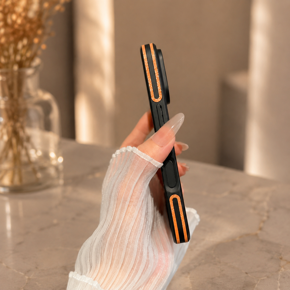 Saffron Shimmer Case