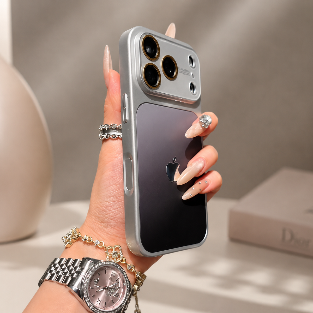 Opal Chrome Luxe Case