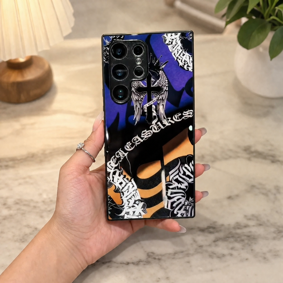 Galaxy - Urban Gothic Cross Design Case