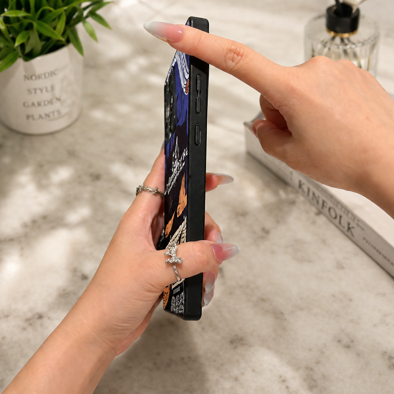 Galaxy - Urban Gothic Cross Design Case