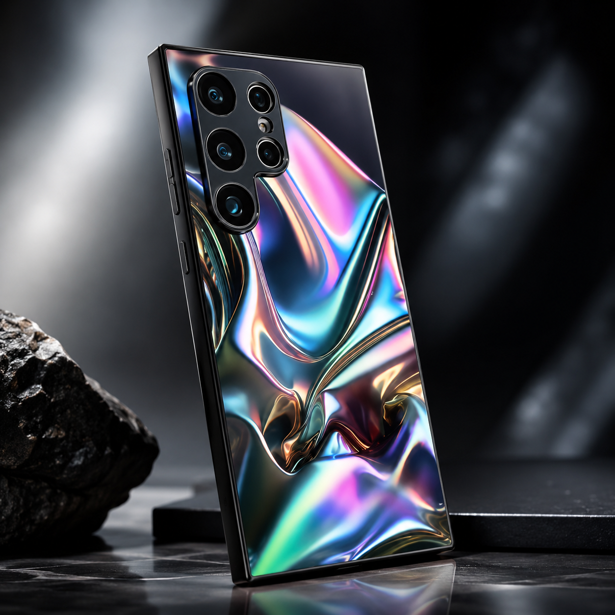 Galaxy - Holographic Chrome Case