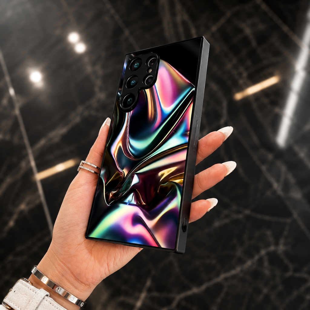 Galaxy - Holographic Chrome Case