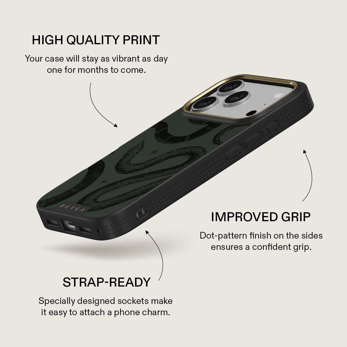 Snake Texture Premium Case