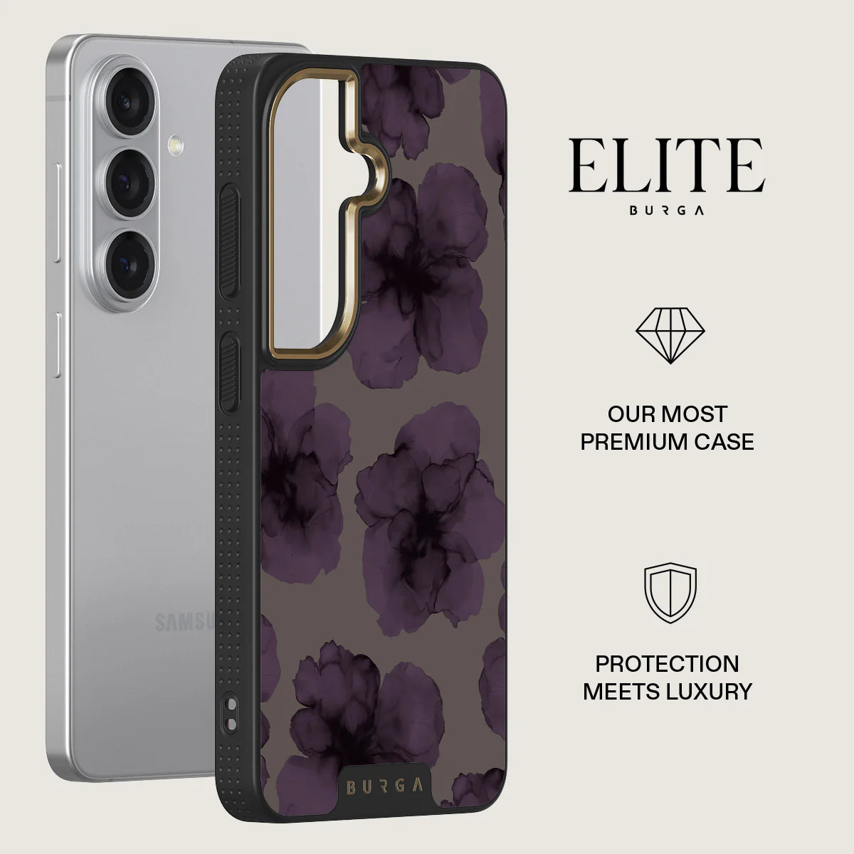 Galaxy S Series - LayerOn Midnight Bloom Case