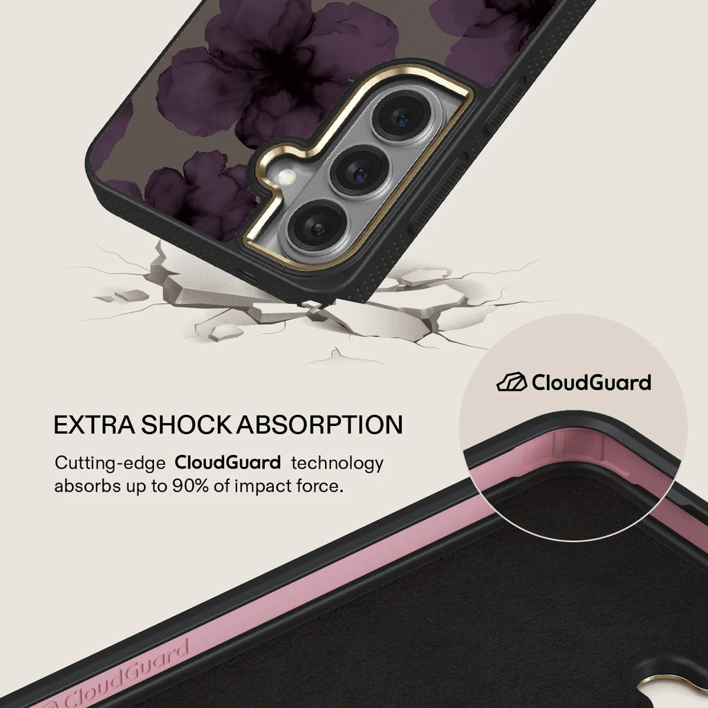 Galaxy S Series - LayerOn Midnight Bloom Case