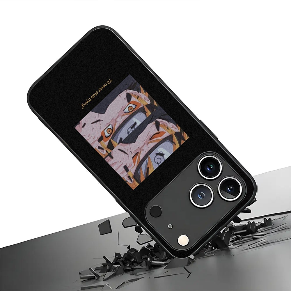 Anime Naruto Never Stop Trying Phone Case