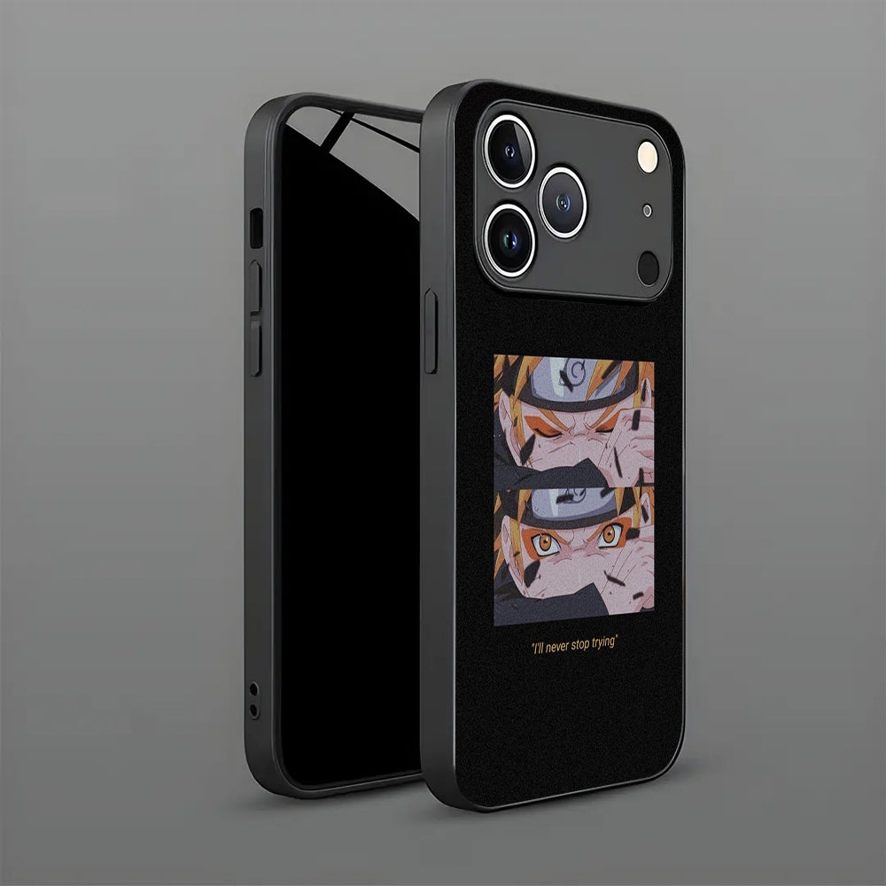 Anime Naruto Never Stop Trying Phone Case