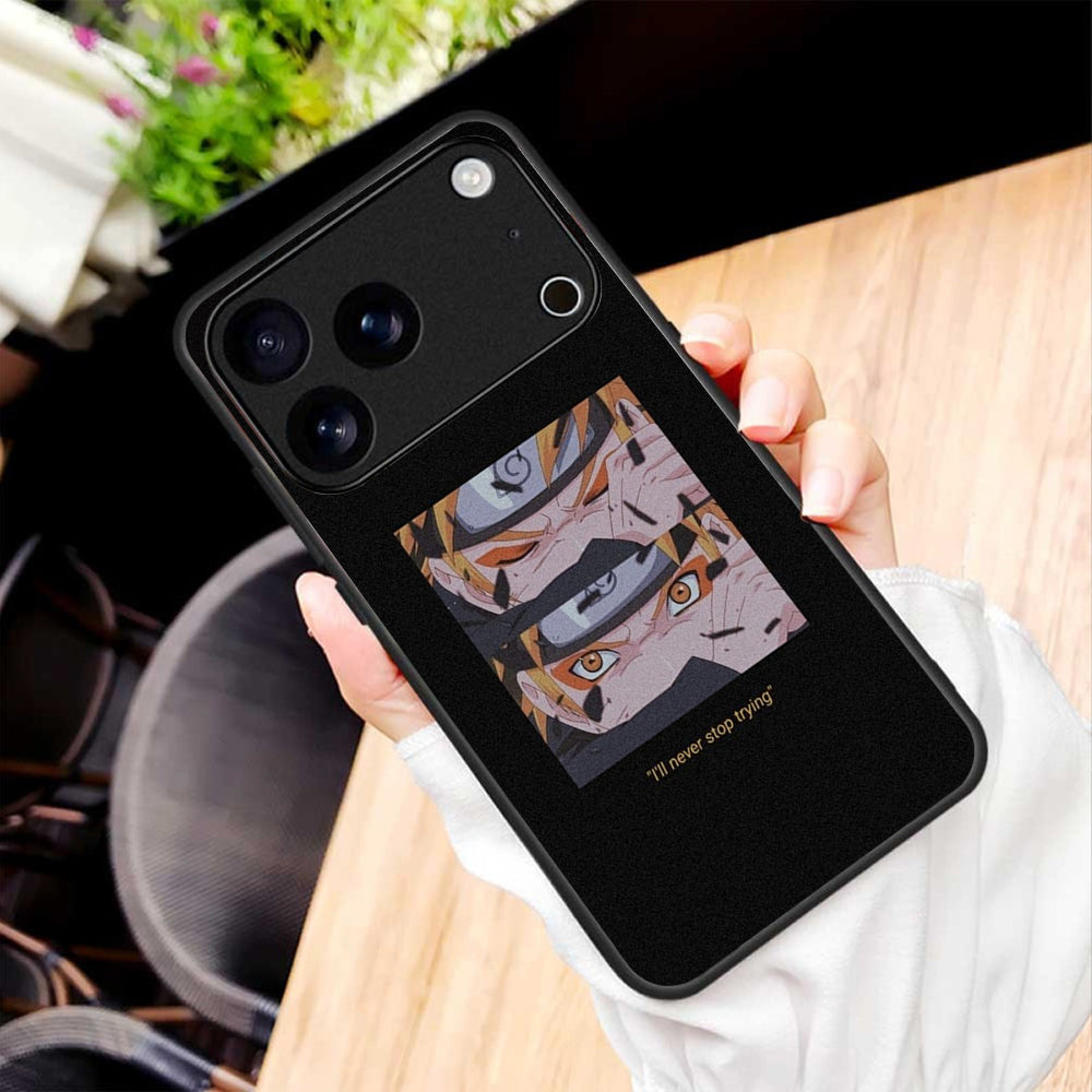 Anime Naruto Never Stop Trying Phone Case