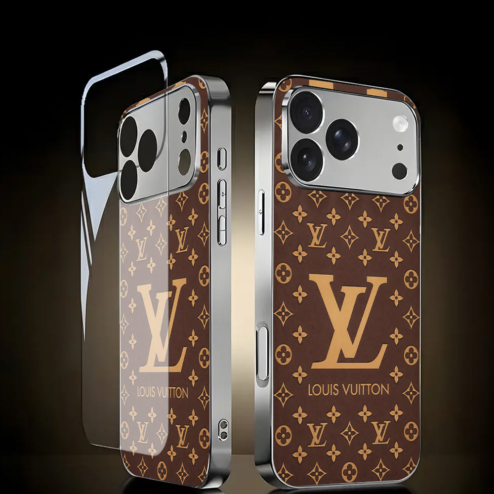 Luxury LV Pattern Brown Case