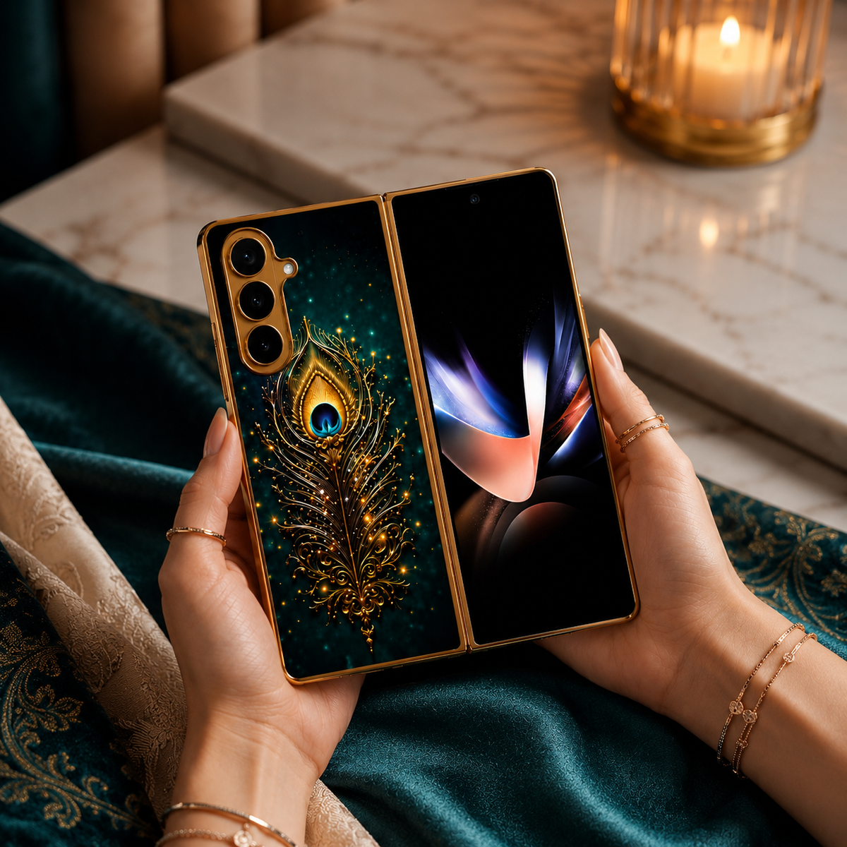 Galaxy Z Fold Series - Golden MorPankh Case