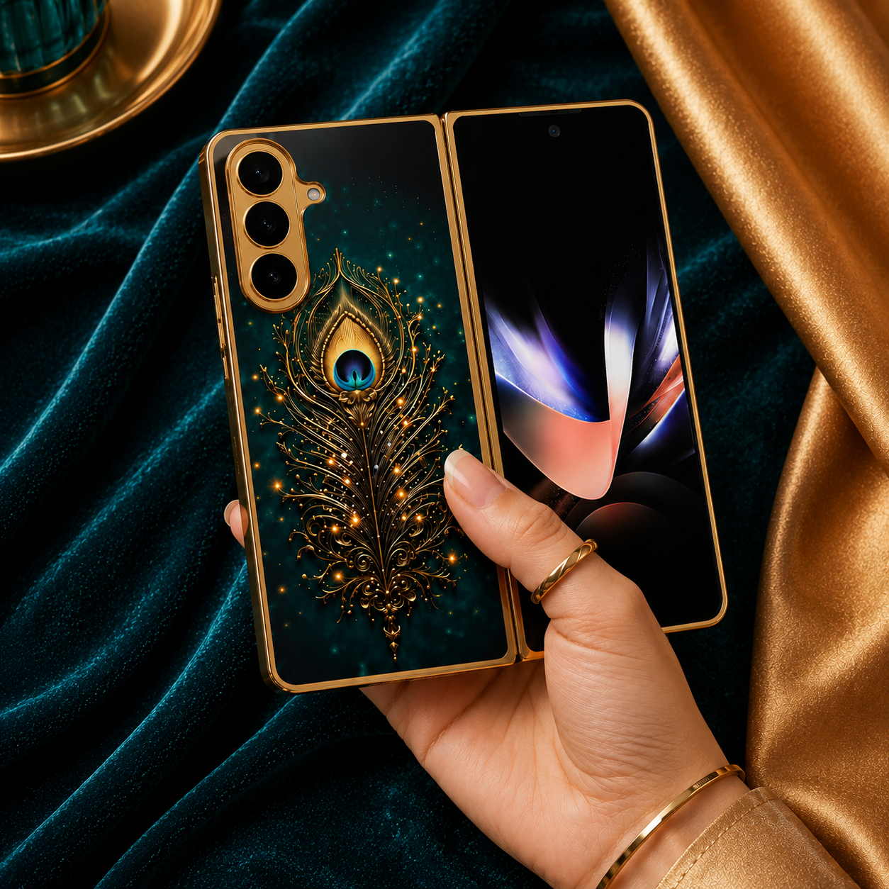 Galaxy Z Fold Series - Golden MorPankh Case