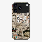 Wanted One Piece Luffy Anime Case