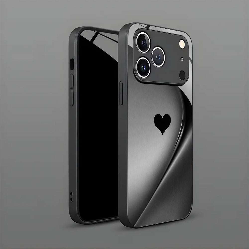 Midnight Black Heart Case