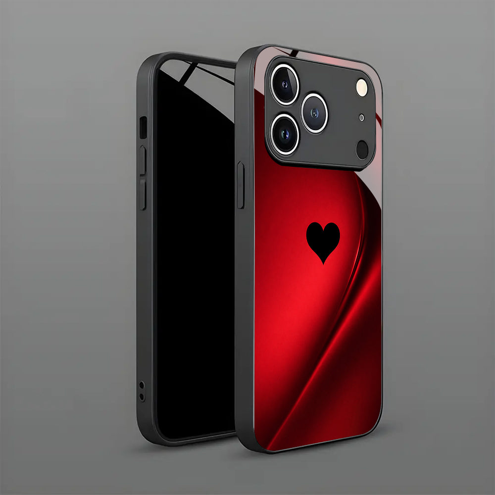Midnight Black Heart Case