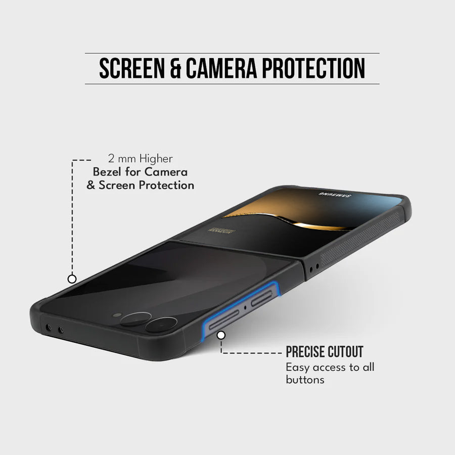 Galaxy Z Flip Series - Midnight Auric Glow Case
