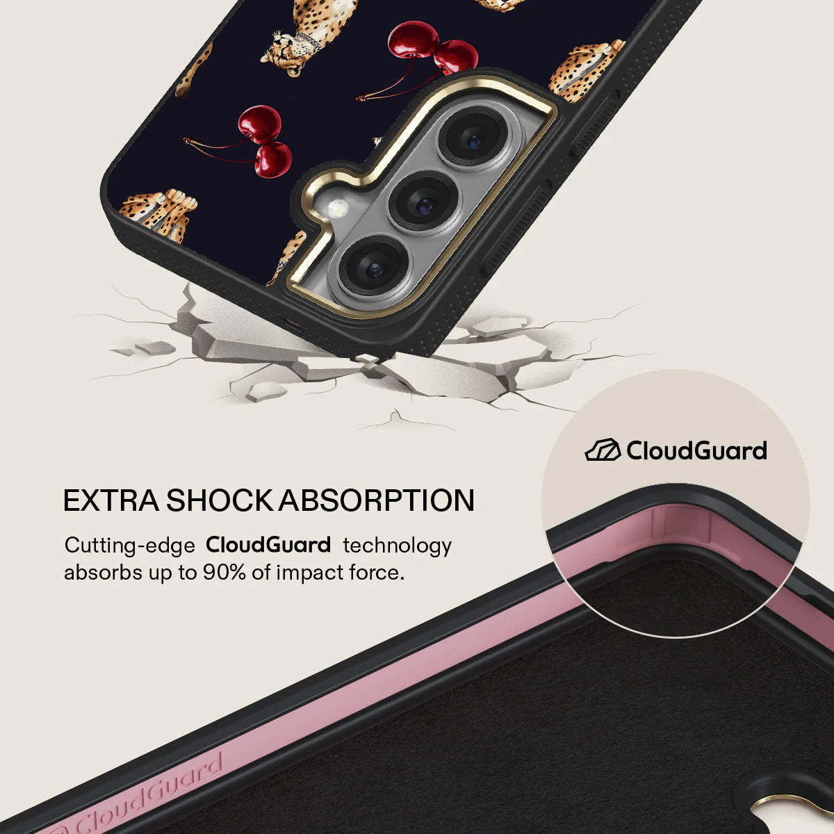 Galaxy S Series - LayerOn Luxury Cougar Case