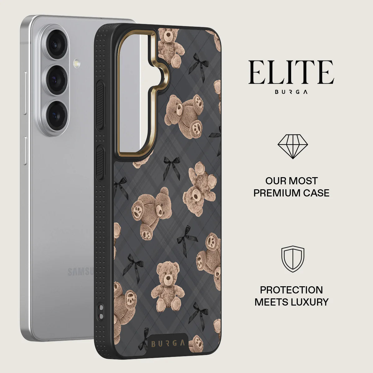 Galaxy S Series - LayerOn Vintage BFF Bear Case