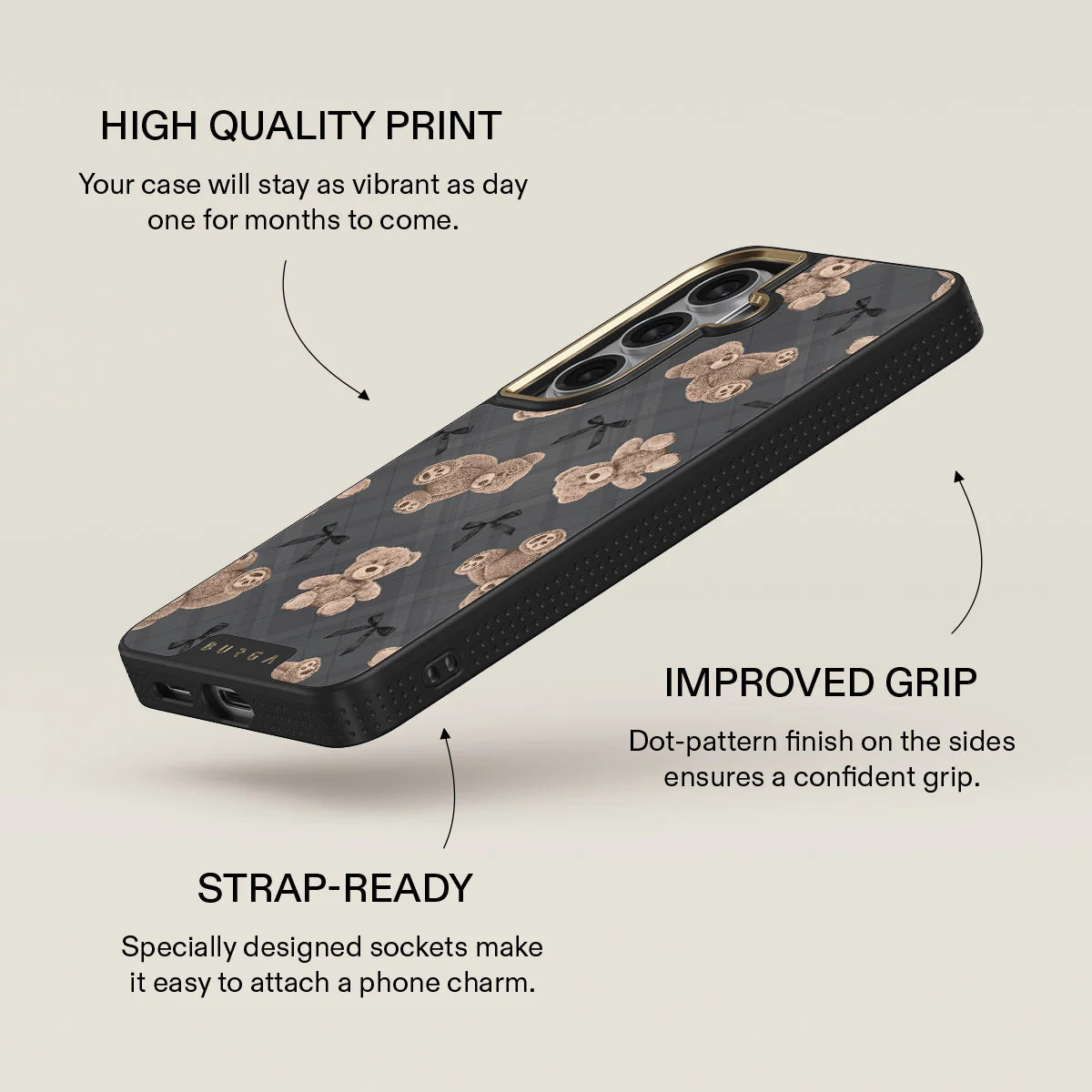 Galaxy S Series - LayerOn Vintage BFF Bear Case