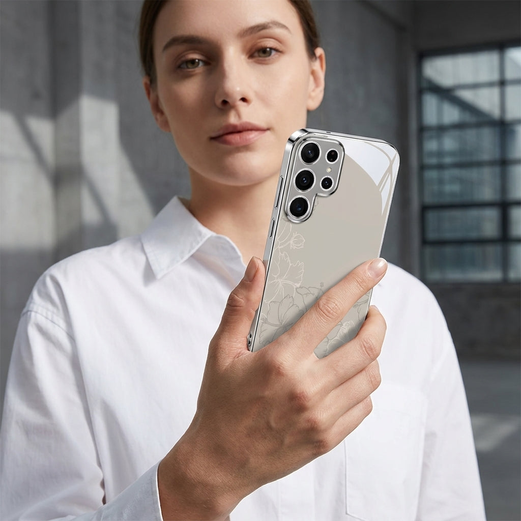 Galaxy - Floral Ivory Luxe Phone Case